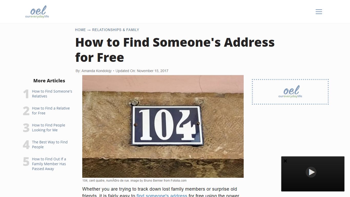 How to Find Someone's Address for Free | Our Everyday Life